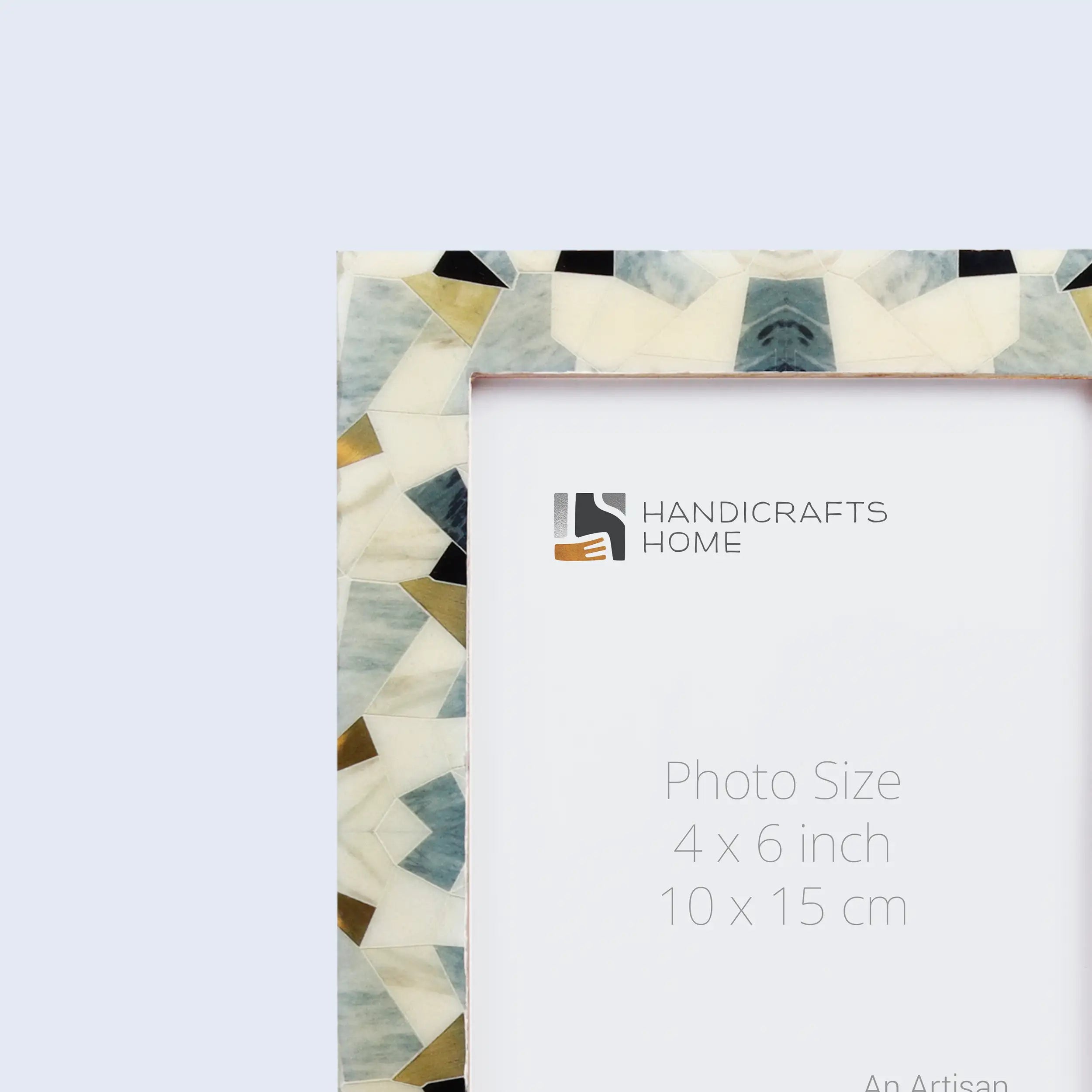 Handicrafts Home Picture Frames Picture Frame Pearlescent Prism Collection Mother of Pearl Multi – 3 Sizes