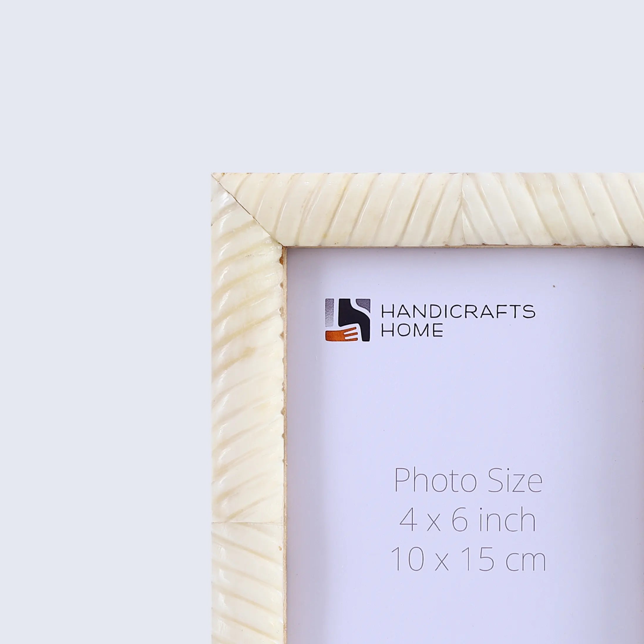 Handicrafts Home Picture Frames Picture Frame Sea Siren Ligeia Collection Bone Inlay White – 2 Sizes