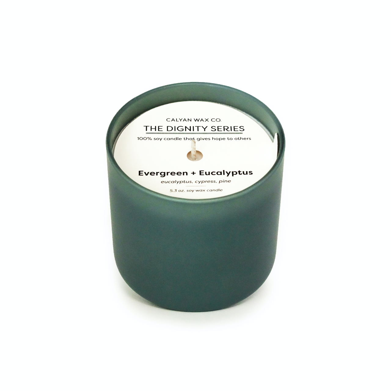 Honey Candles candle Evergreen + Eucalyptus Dignity Candle