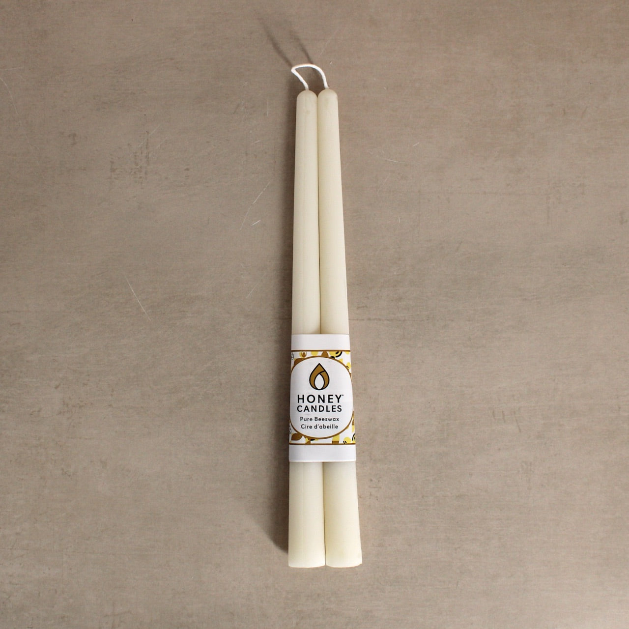 Honey Candles candle Taper Candlesticks 12" Pair (Set of 2)