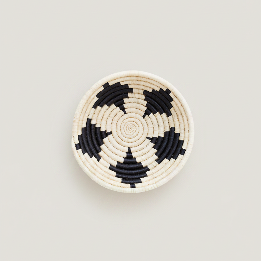 Indego Africa Baskets Mini Flora Raffia Basket