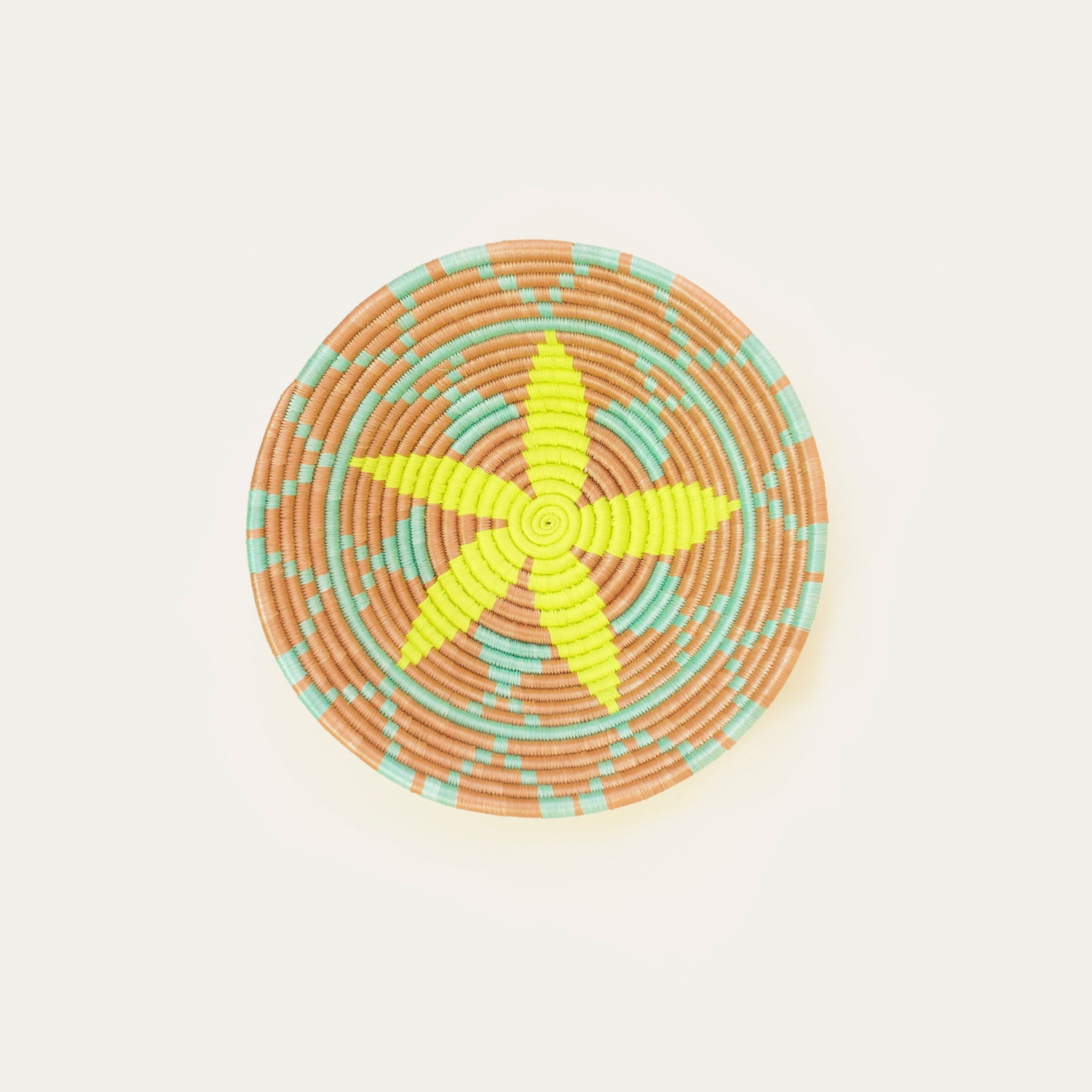 Indego Africa Baskets Neon Flower Basket