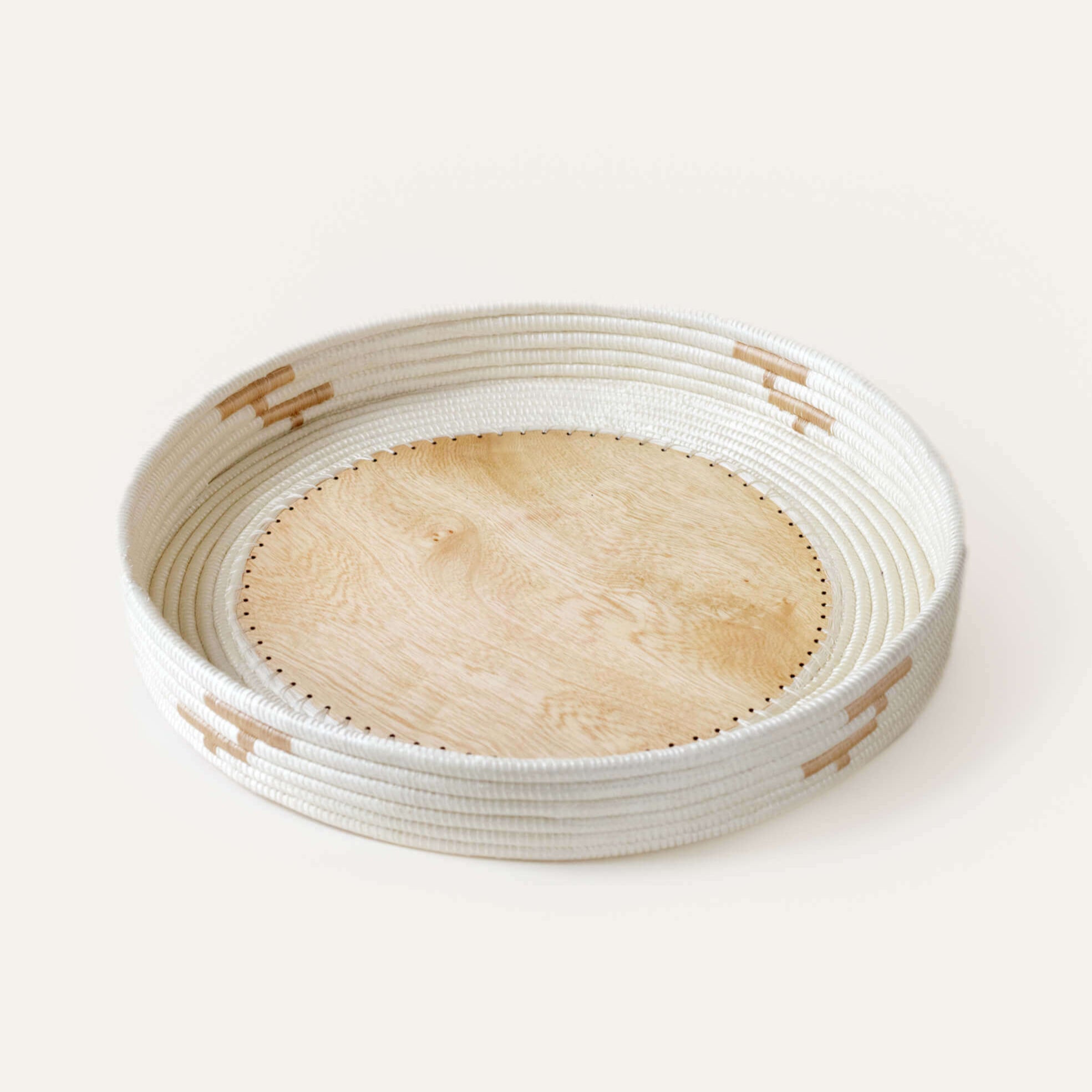 Indego Africa Decorative Accents Copabu Round Tray