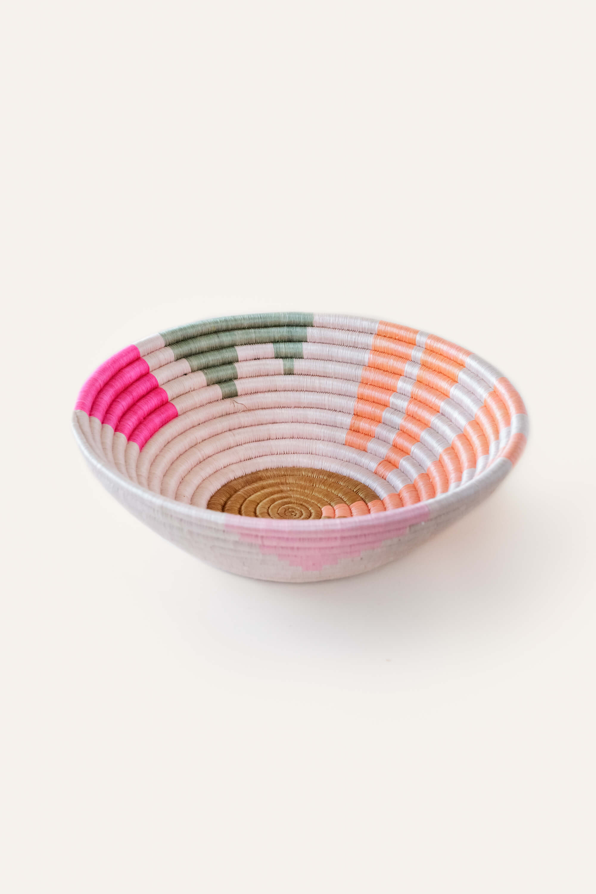 Indego Africa Decorative Baskets Geo Pastel Plateau