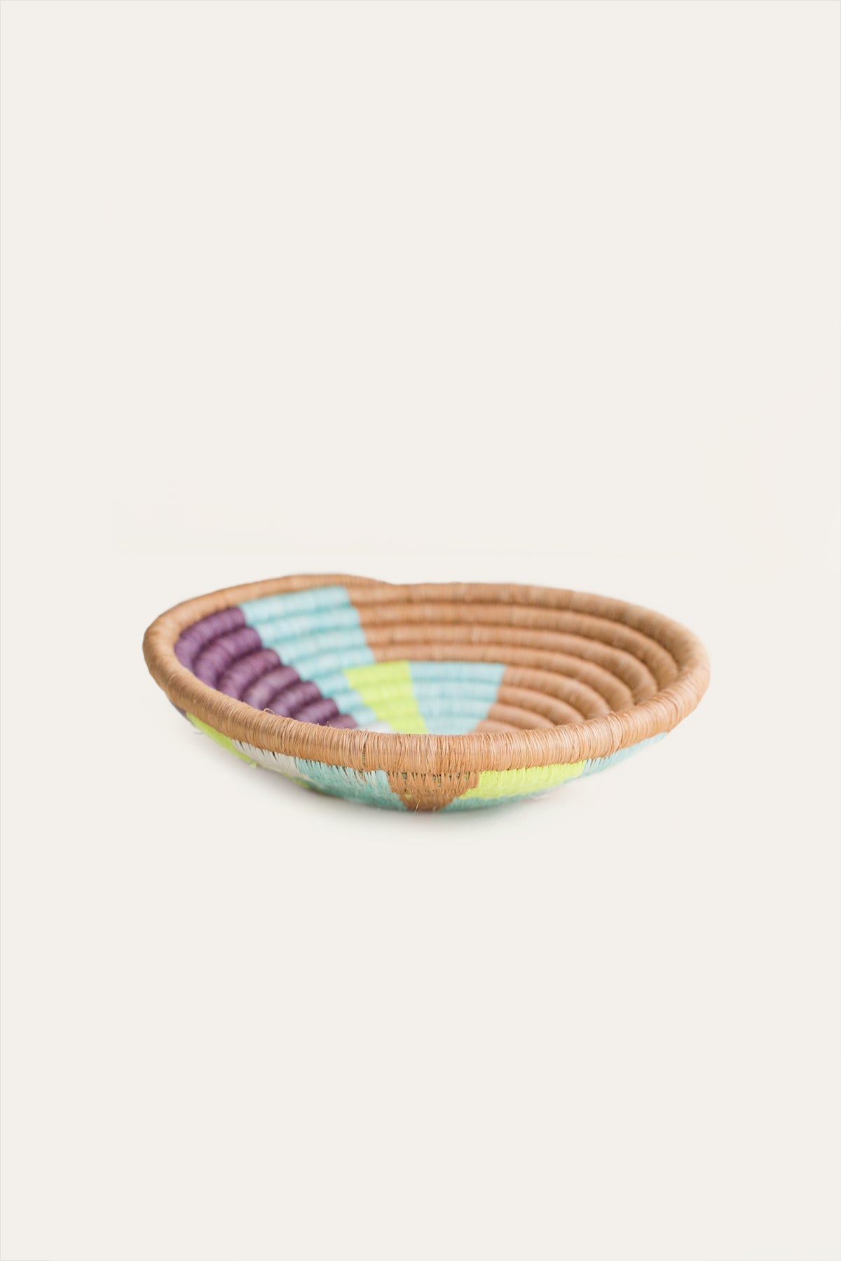 Indego Africa Decorative Baskets Mini Plateau Neon
