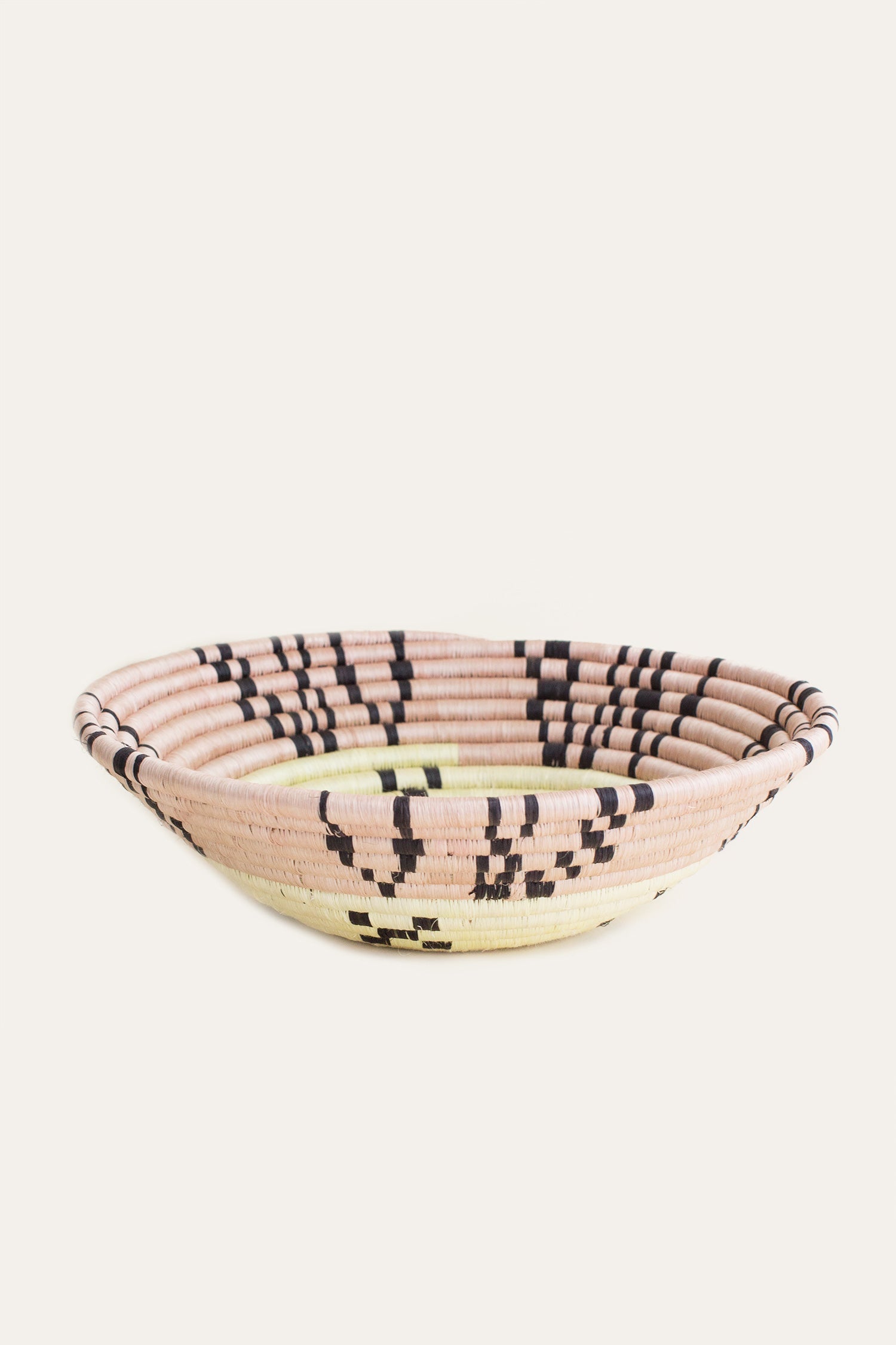 Indego Africa Decorative Baskets Static Plateau Salmon