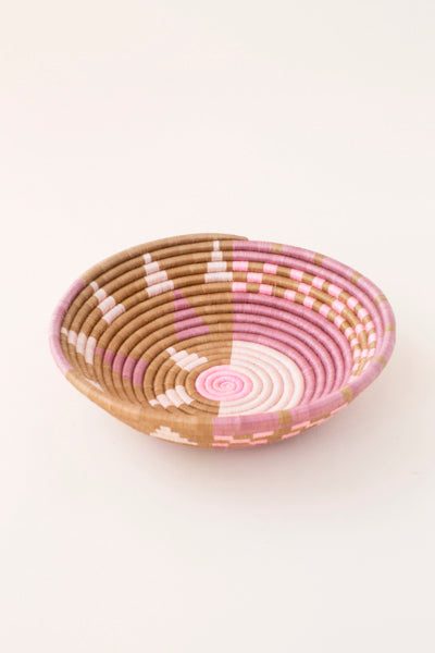 Indego Africa Decorative Baskets Sunburst Plateau Purple
