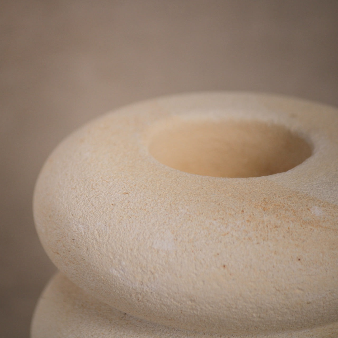 Jitana Sandstone Bubble Tealight Holder