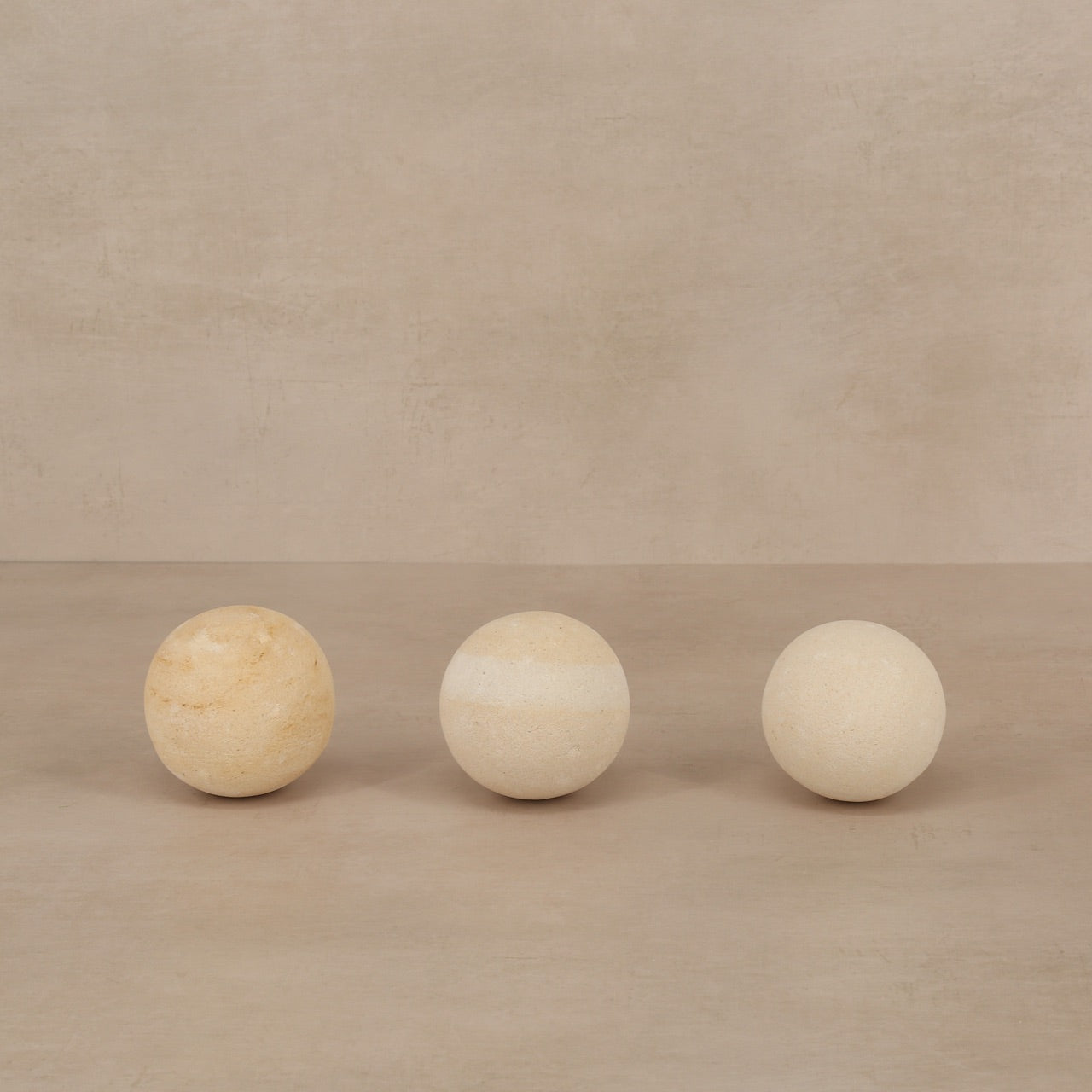 Jitana sculpture Sya Sandstone Spheres (Set of 3)