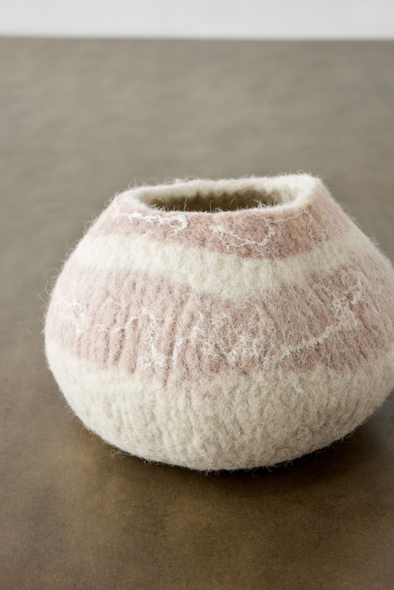 kanju Soft Stone Harmony Ukhamba Wool Bowl