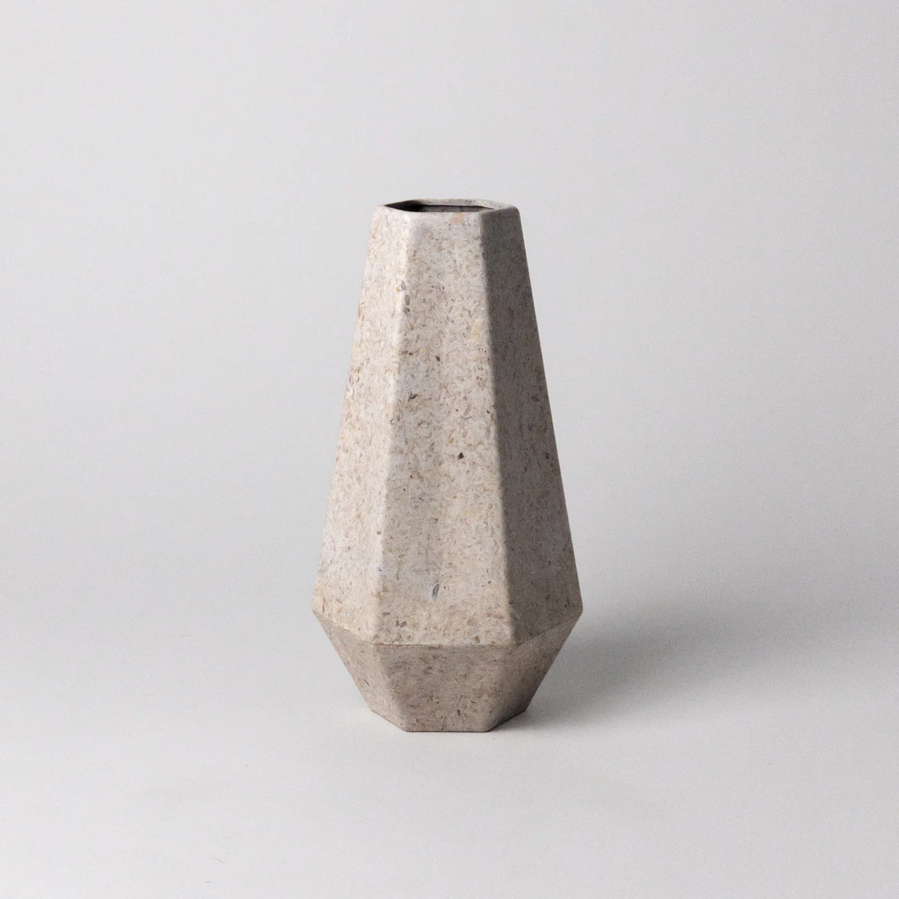 Kanso vase Rice Husk Geometric Vase