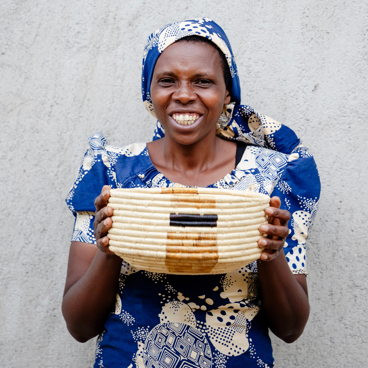 KAZI basket Kisasa Woven Basket