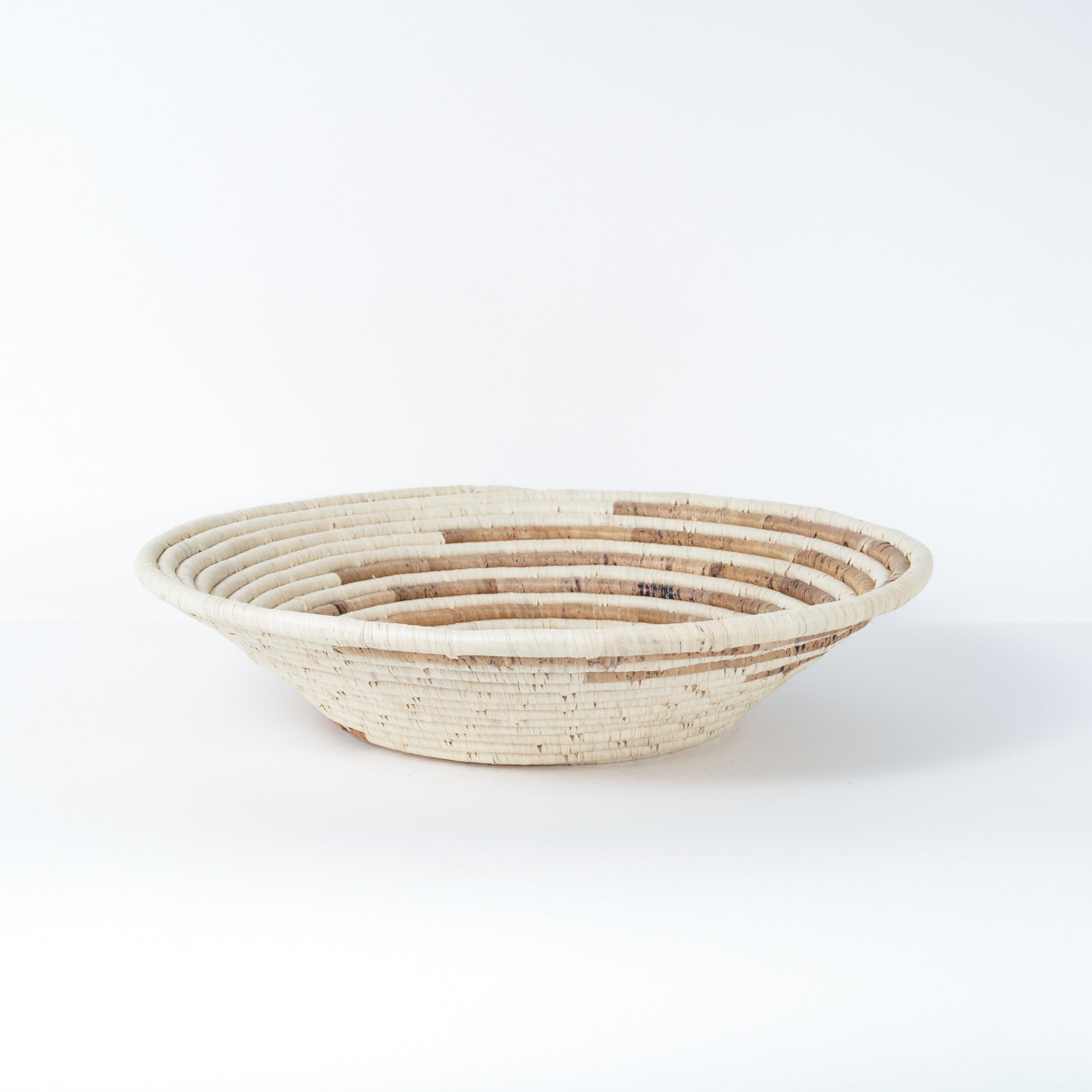 Maadili Collective Baskets Large Breaking Waves Basket ~ Banana Fiber