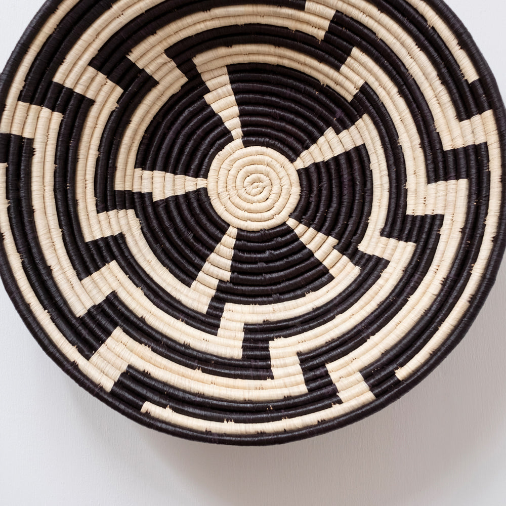 Maadili Collective Baskets Large Tribal Shield Basket