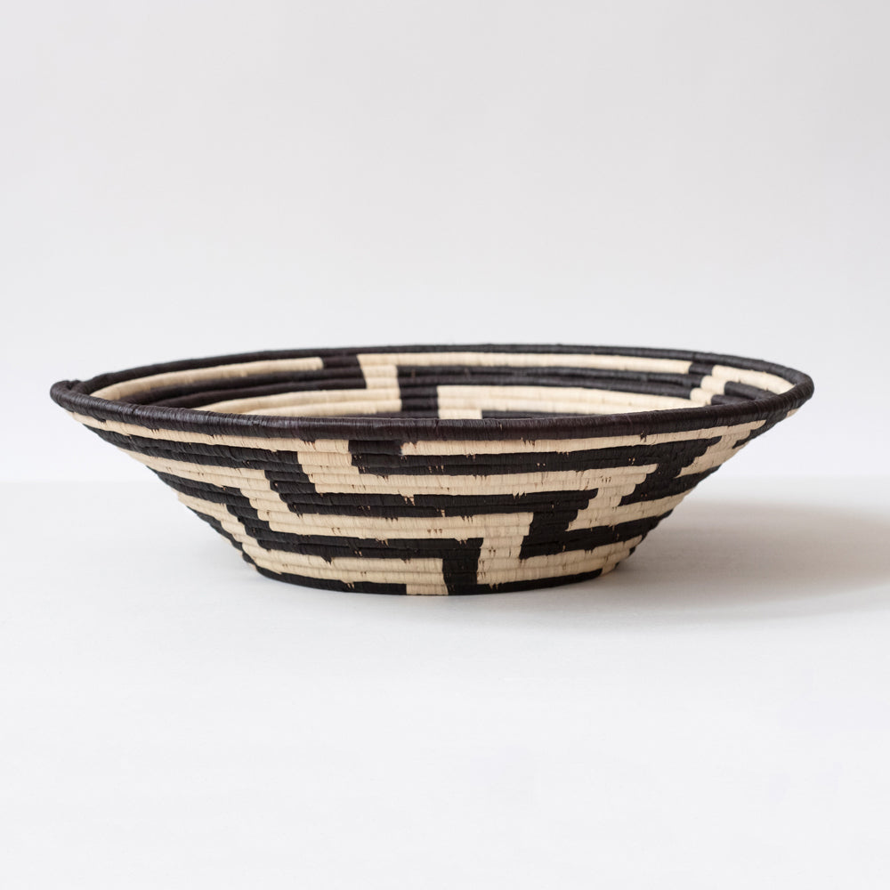 Maadili Collective Baskets Large Tribal Shield Basket