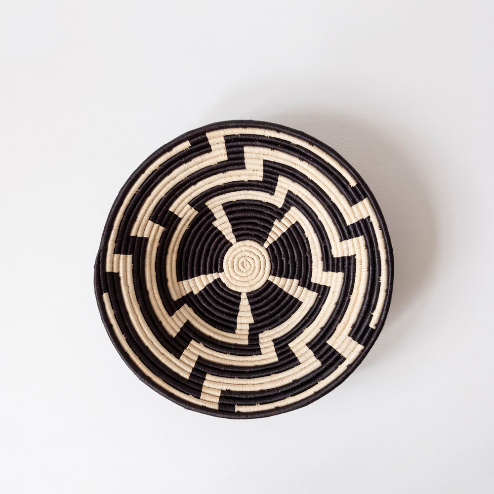 Maadili Collective Baskets Large Tribal Shield Basket