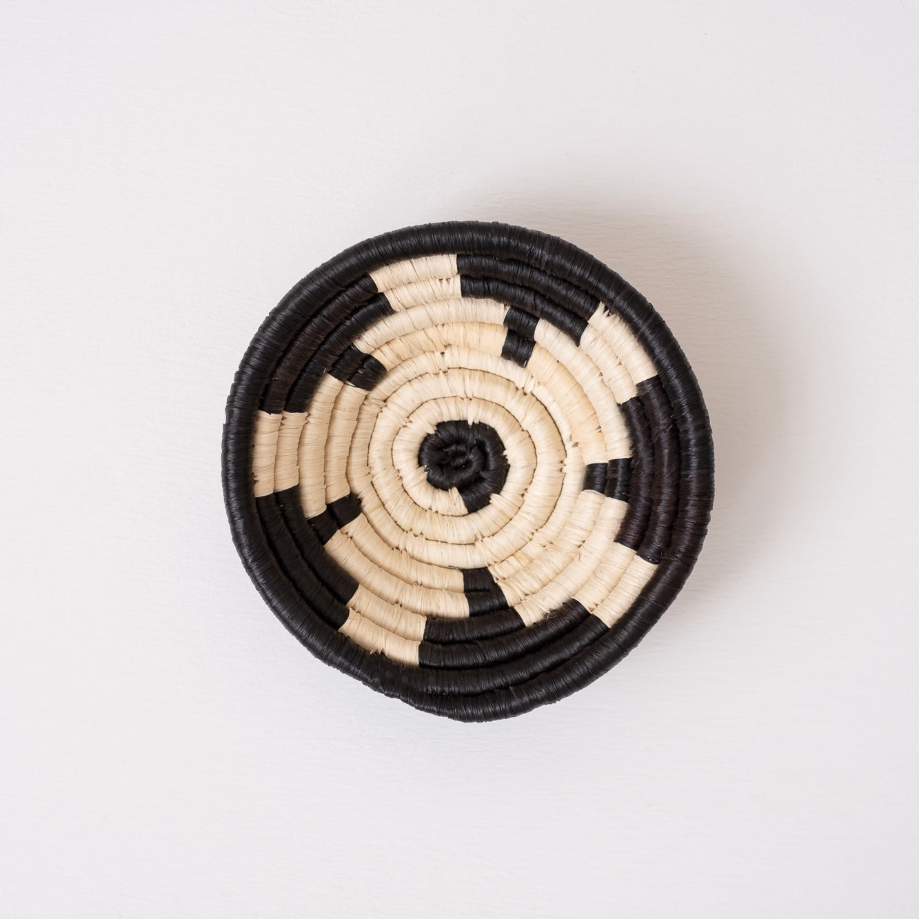 Maadili Collective Baskets Mini Basket Ornament ~ Black Snowflake