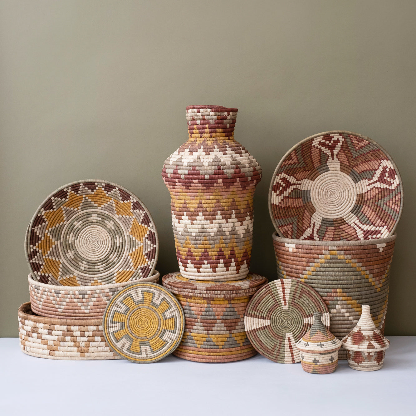Maadili Collective Baskets Star Petal Coffee Basket ~ Elevate Collection