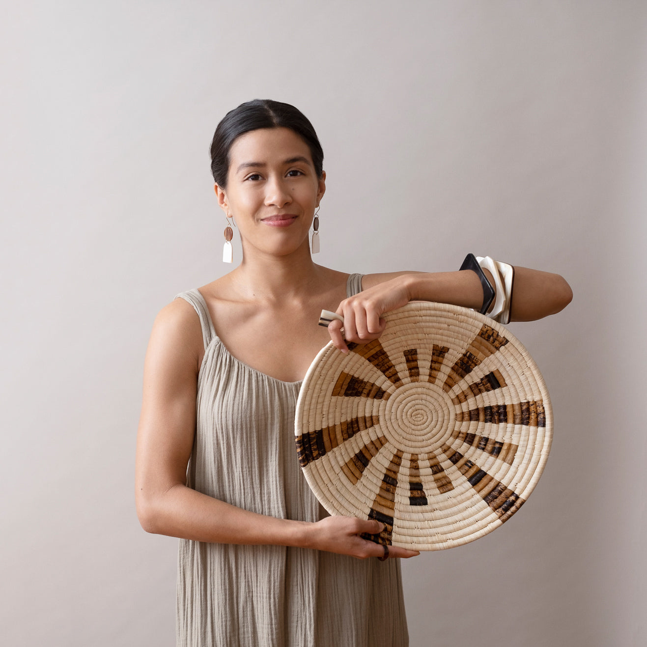 Maadili Collective Baskets Warp Speed Basket ~ Banana Fiber