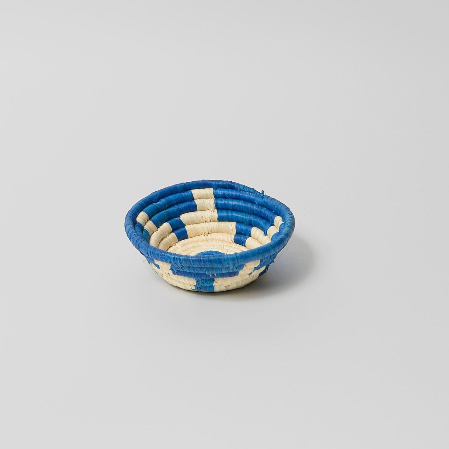 Maadili Collective Blue Snowflake Mini Basket