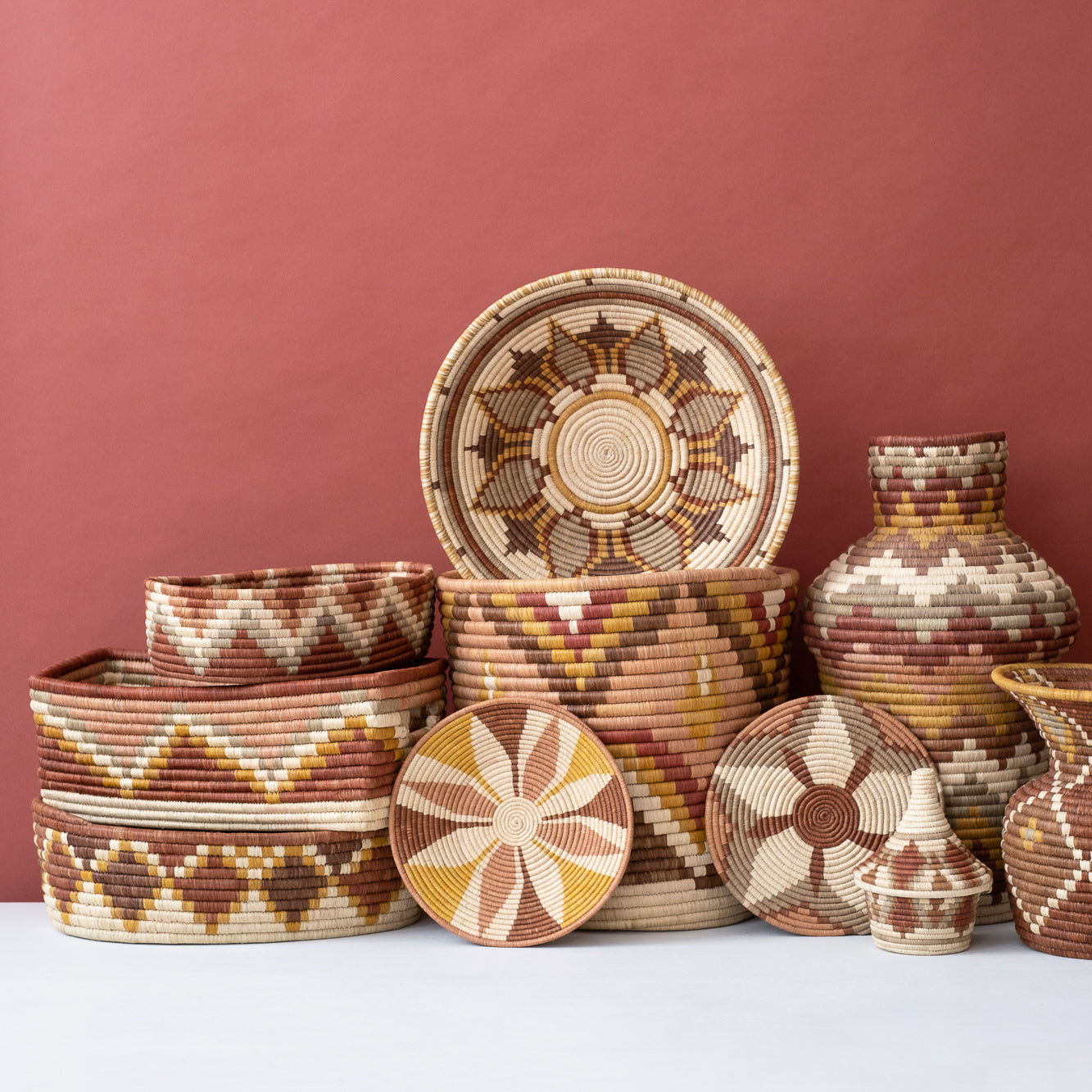 Maadili Collective Bread Baskets Diamond Bread Basket ~ Elevate Collection