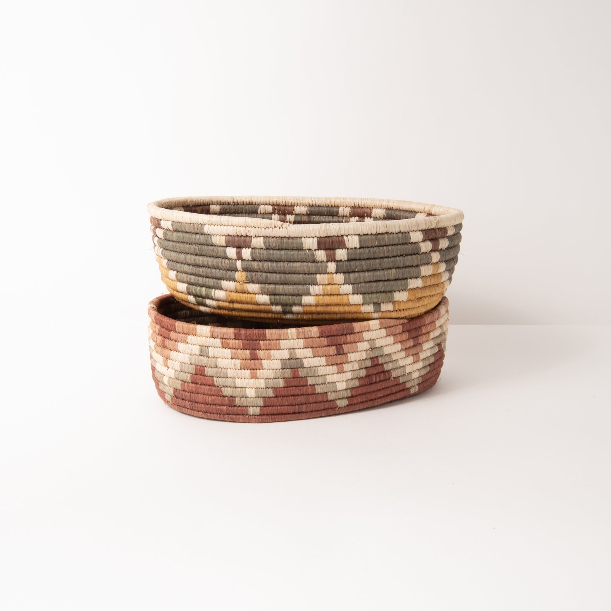Maadili Collective Bread Baskets Small Zig Zag Basket ~ Elevate Collection