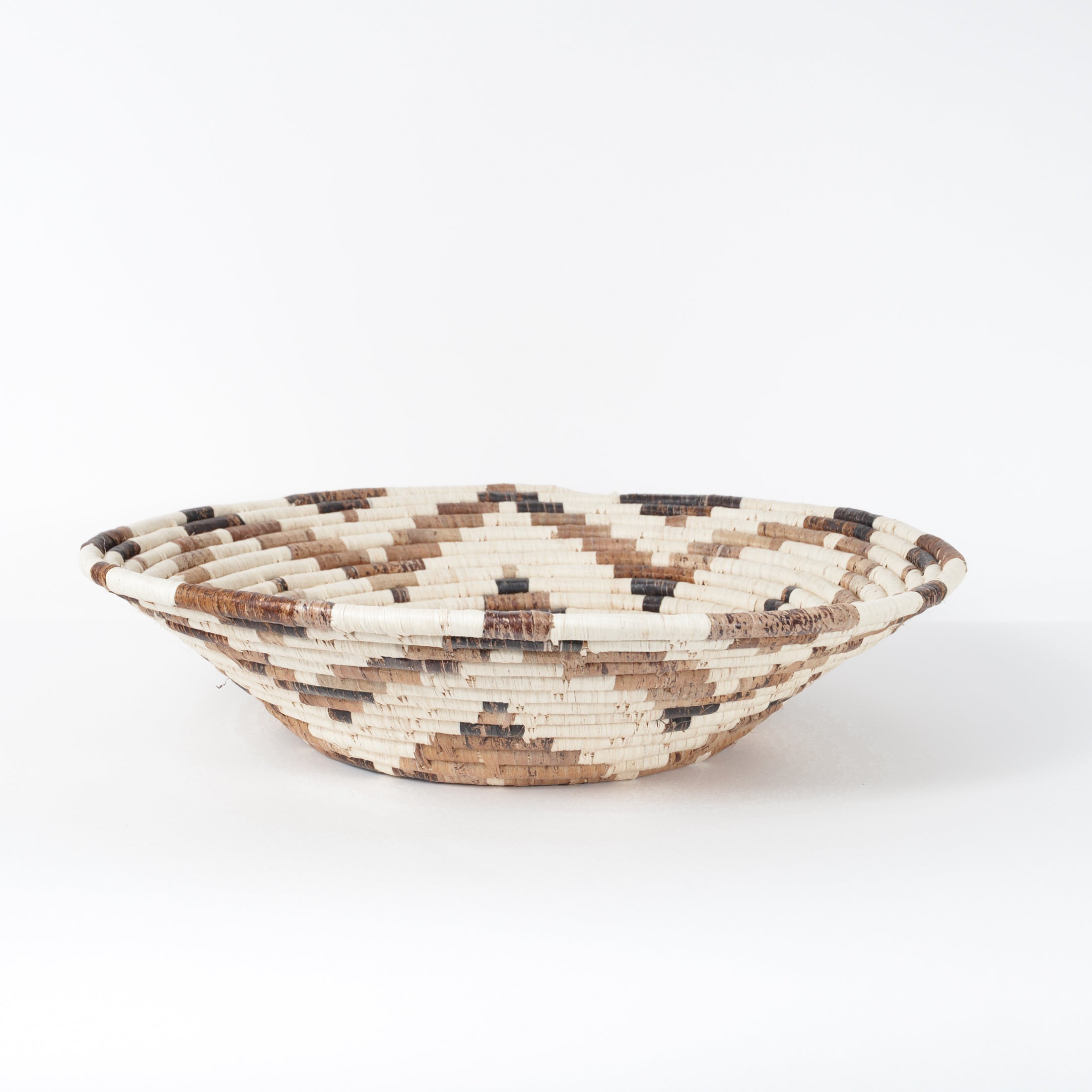 Maadili Collective Large Layered Petal Basket ~ Banana Fiber