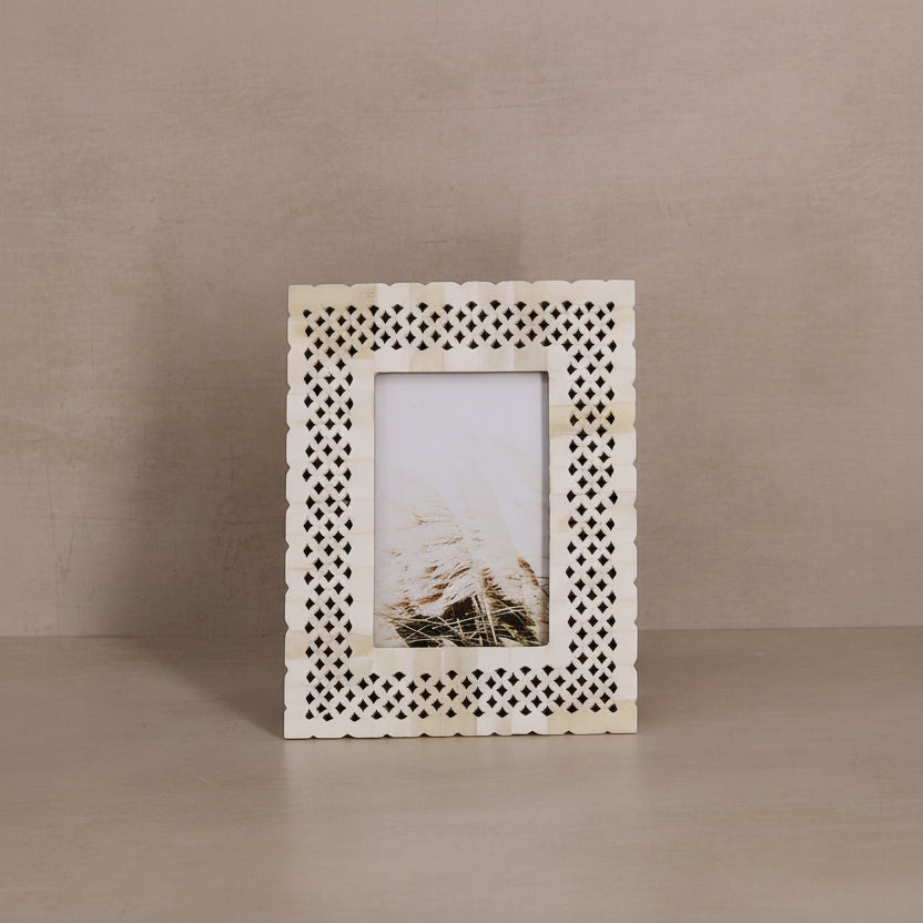 Matr Boomie frame Bianca 4x6 Picture Frame