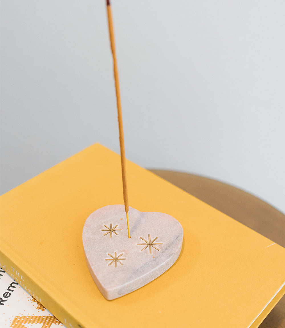 Matr Boomie Incense Holder Jaipuri Heart Incense Holder