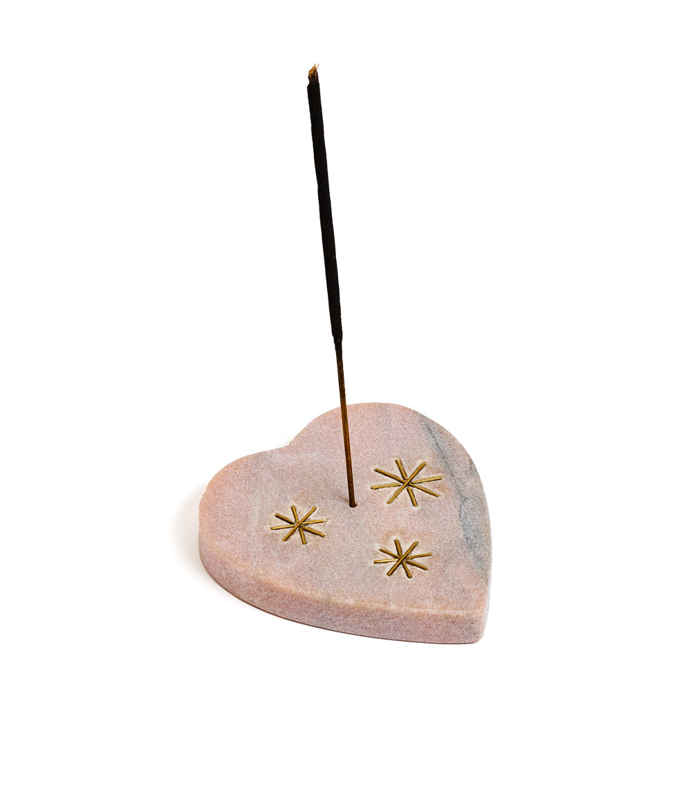 Matr Boomie Incense Holder Jaipuri Heart Incense Holder