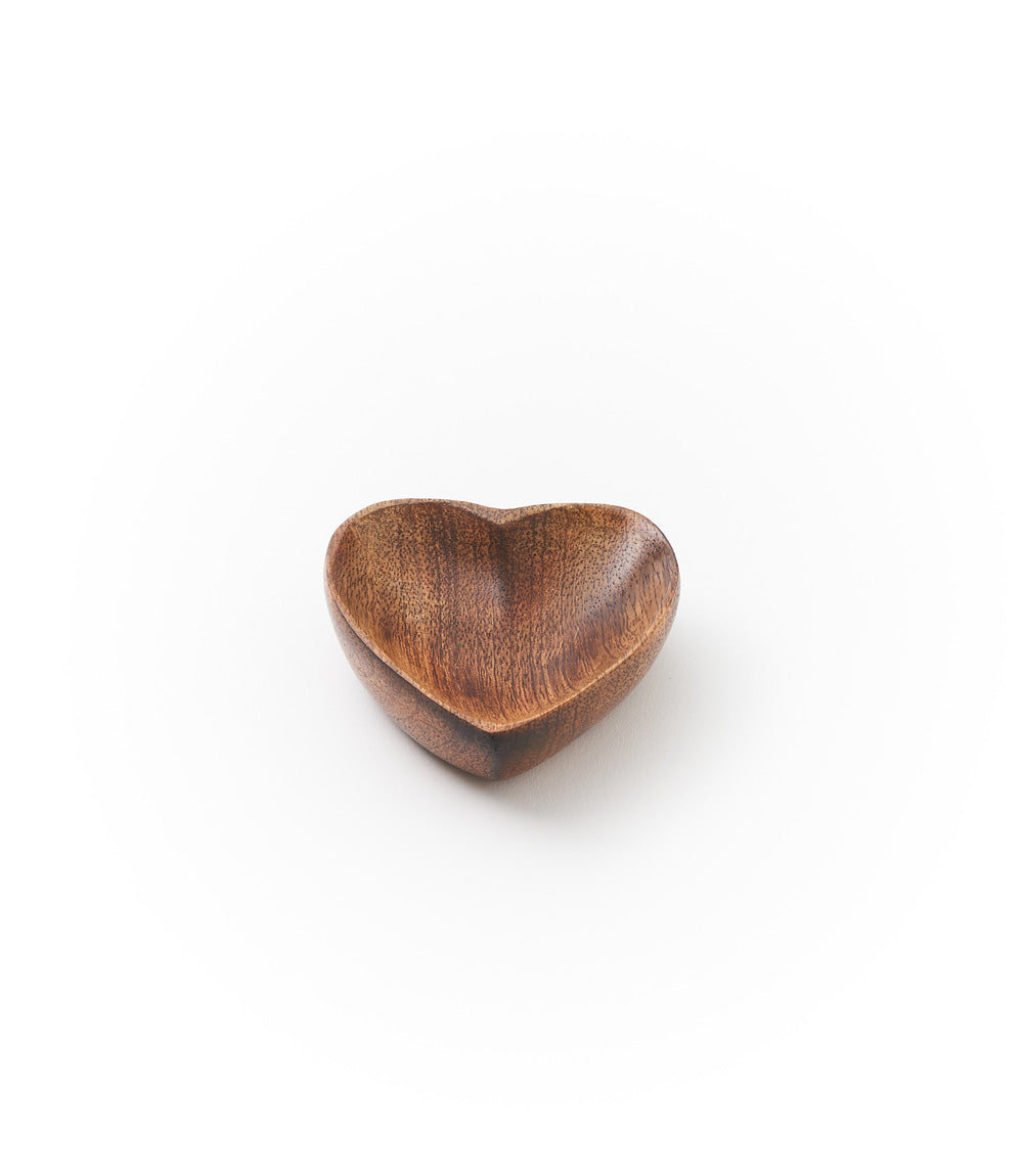 Matr Boomie Jewelry Tray Alaya Mango Wood Heart Dish