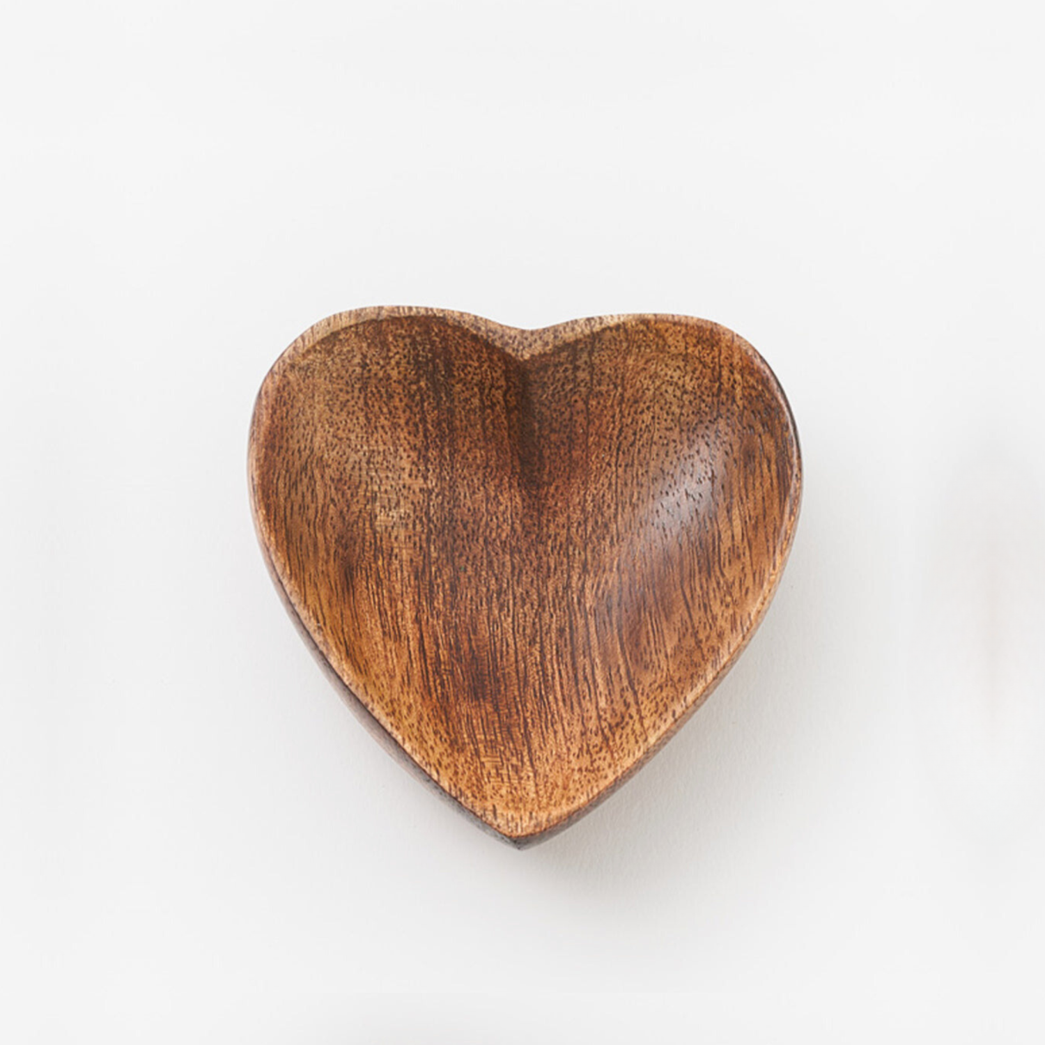 Matr Boomie Jewelry Tray Alaya Mango Wood Heart Dish