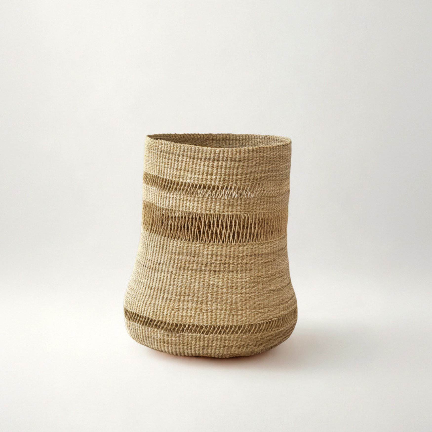 Mbare Baskets Tall Mixed Weave Planter Basket