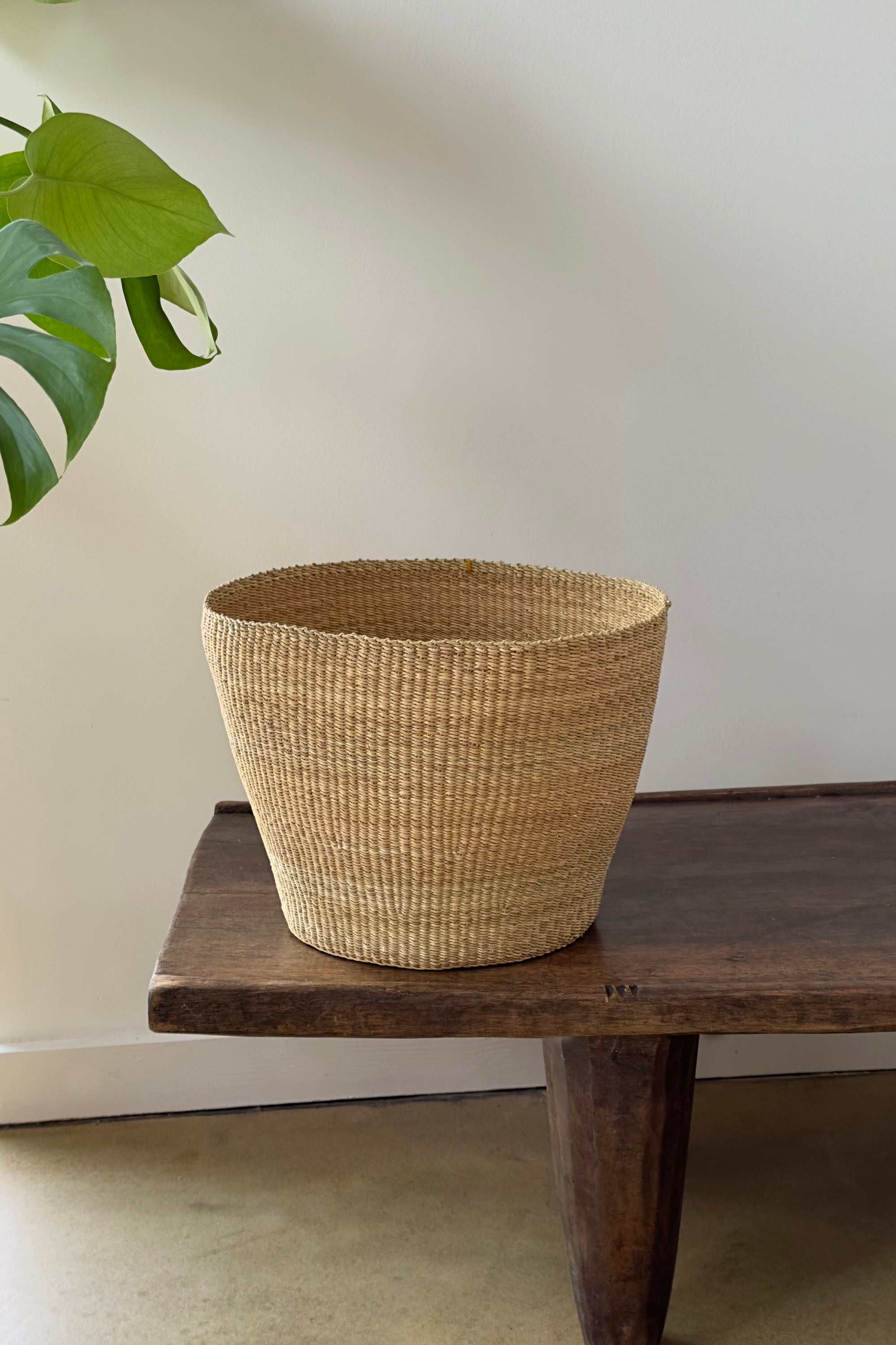 Mbare Handwoven Natural Planter Basket