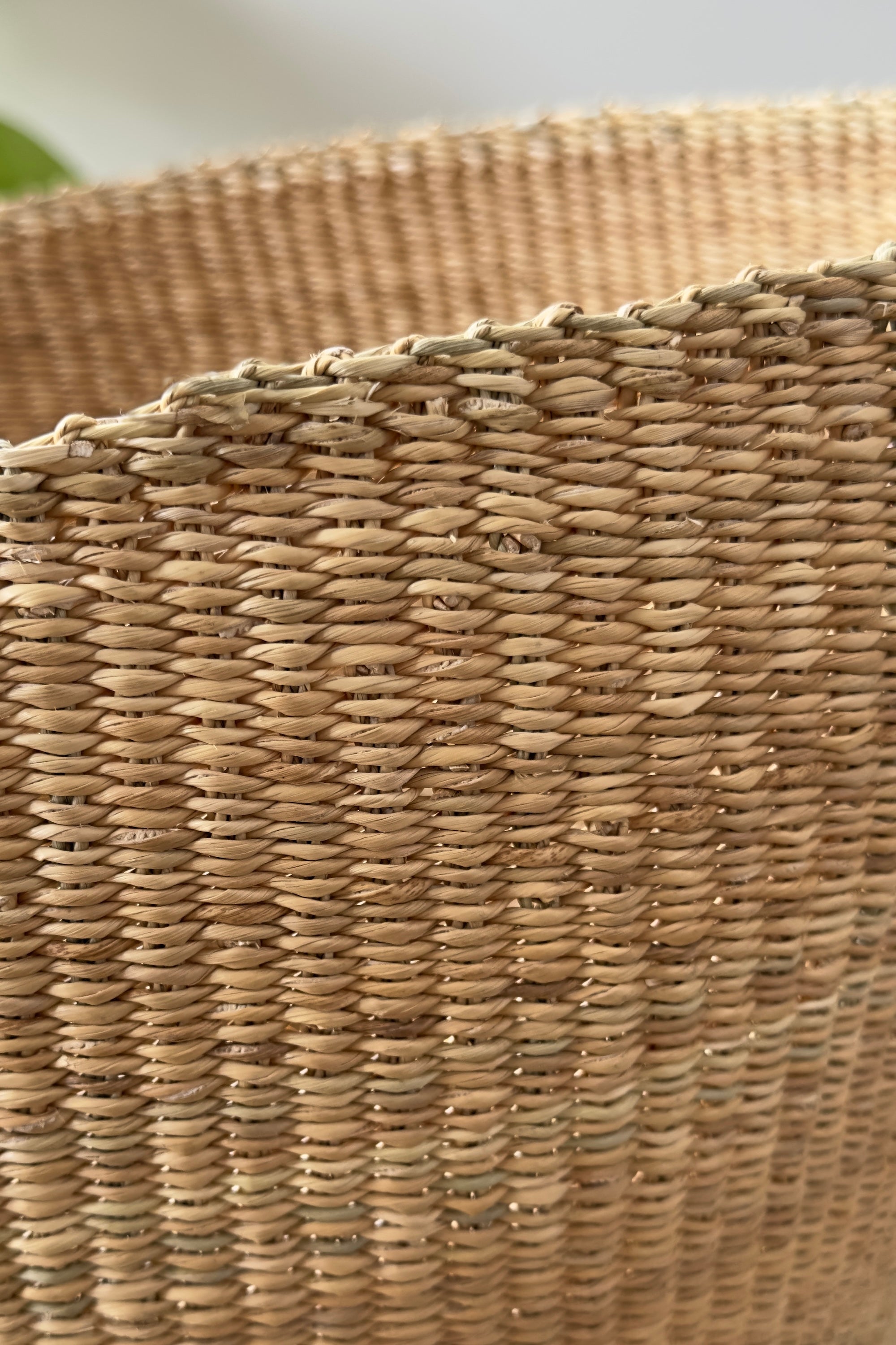 Mbare Handwoven Natural Planter Basket
