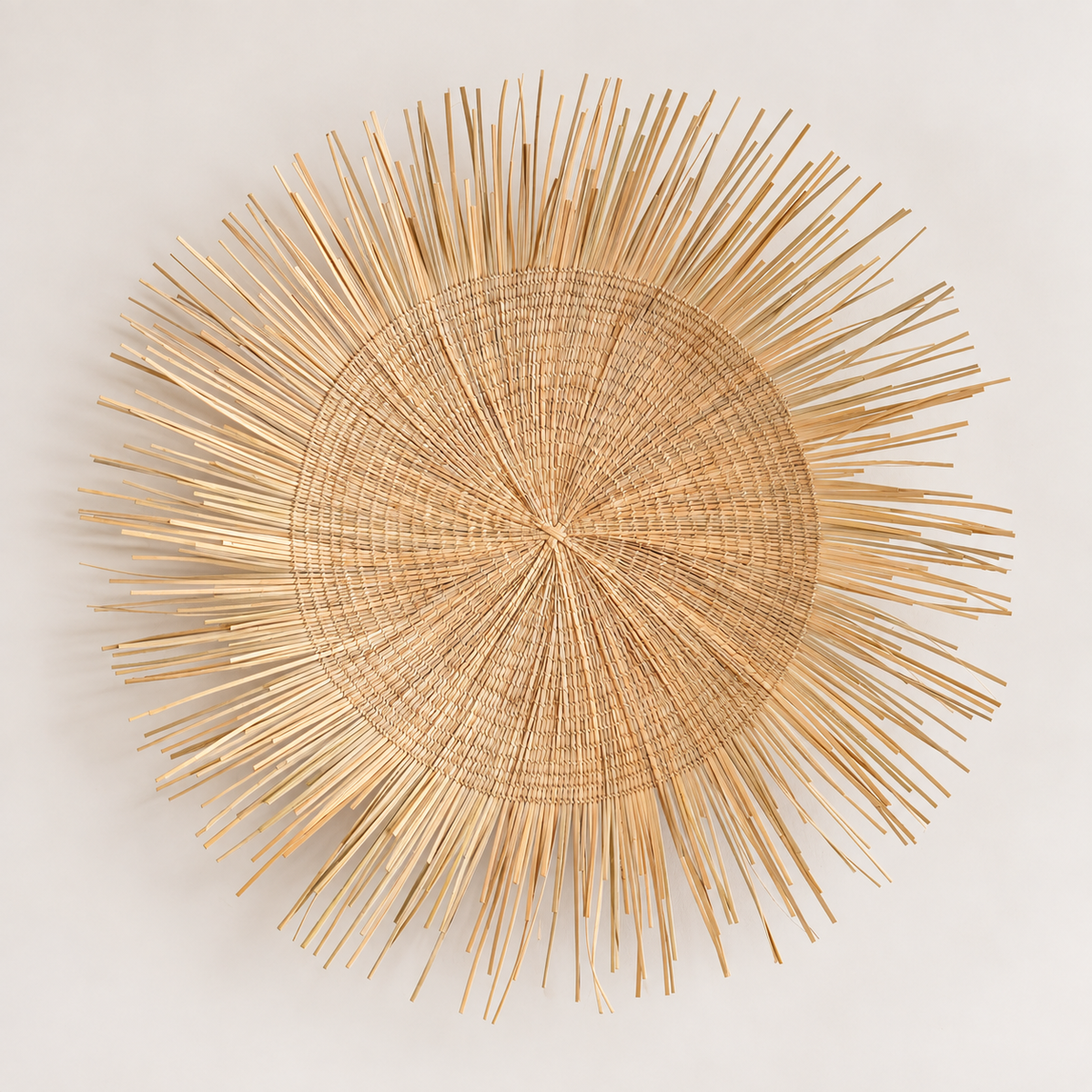 Mbare Wall Accents Sunburst Palm Wall Hanging