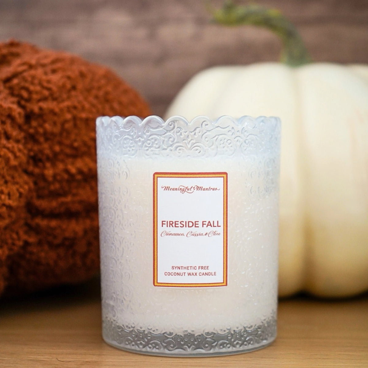 Meaningful Mantras Candles Fireside Fall Essential Oil Candle