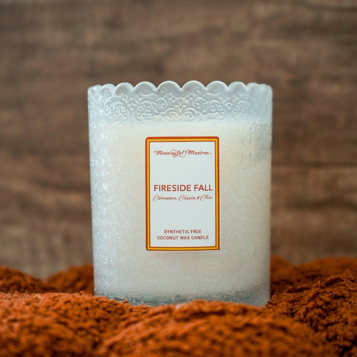 Meaningful Mantras Candles Fireside Fall Essential Oil Candle