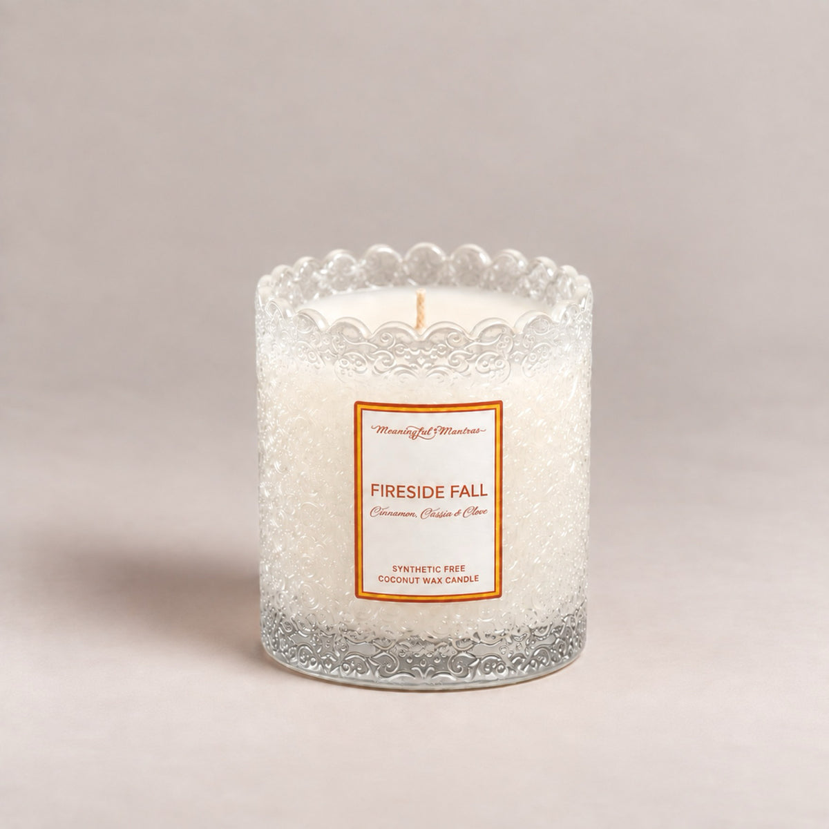 Meaningful Mantras Candles Fireside Fall Essential Oil Candle