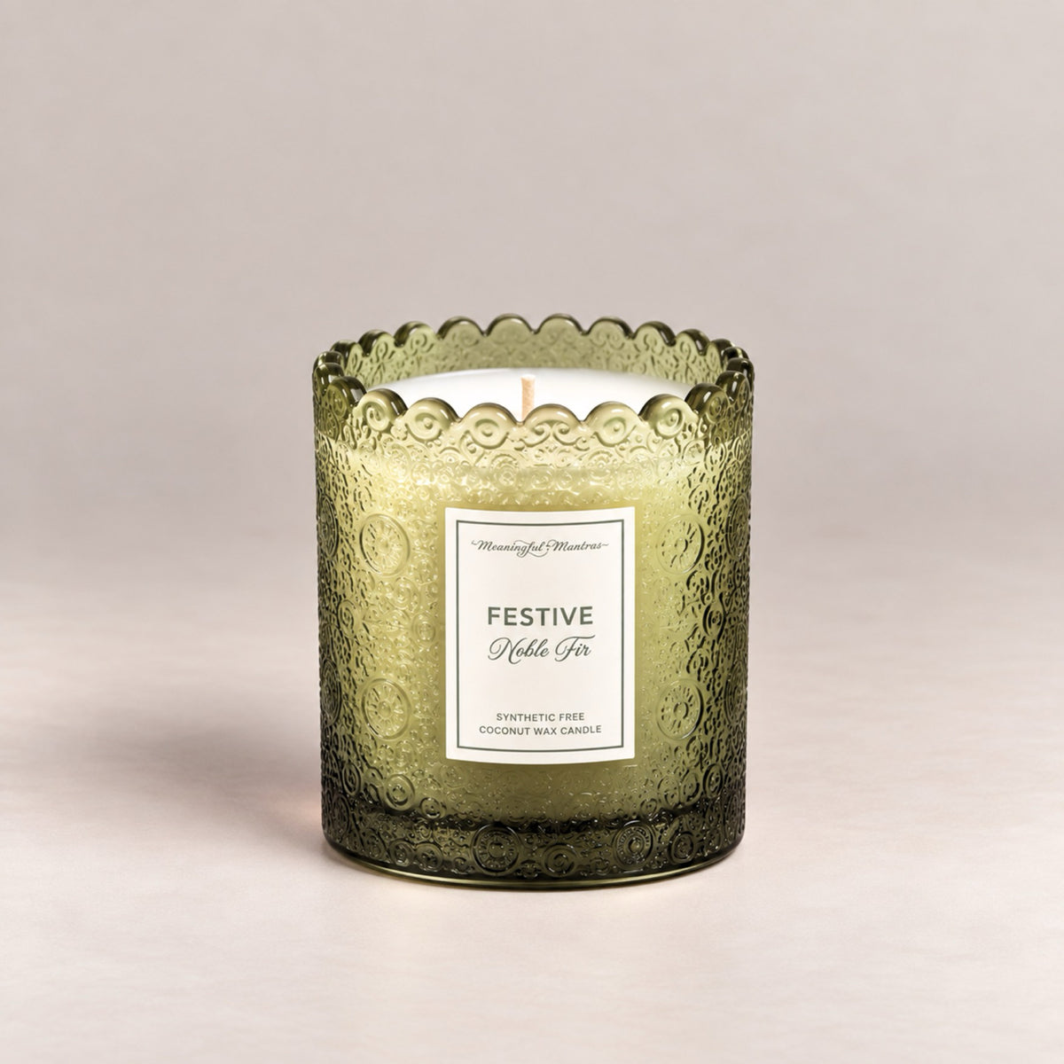 Meaningful Mantras Candles Noble Fir Essential Oil Candle