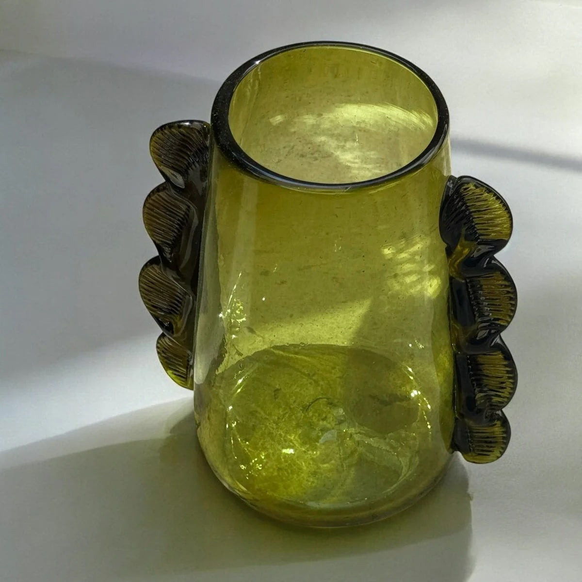 Meso Goods Vases Betta Green Glass Vase
