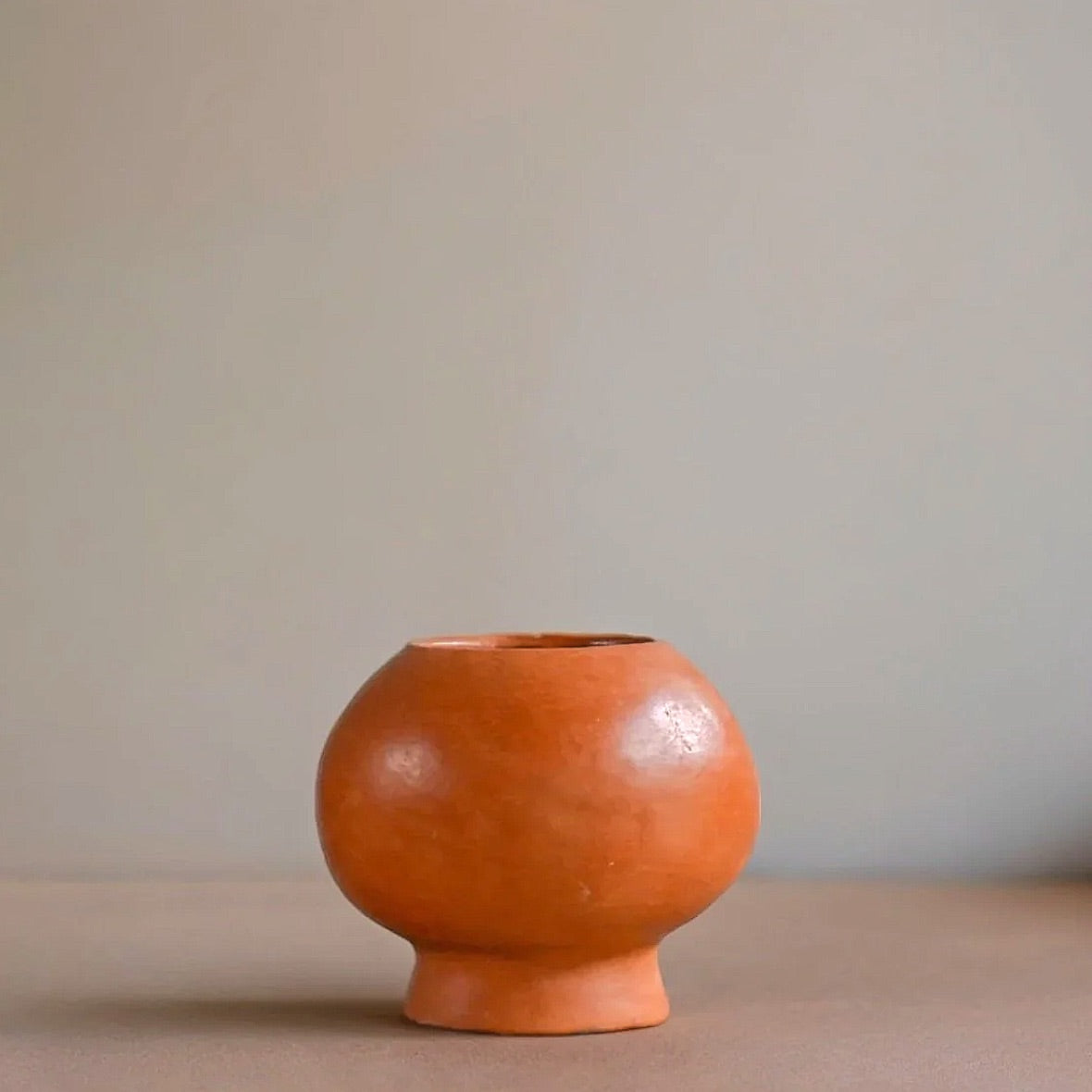 Meso Goods Vases Trompo Terracotta Object