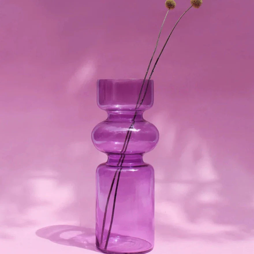 Osmos Studio Vases Purple Iris Glass Vase