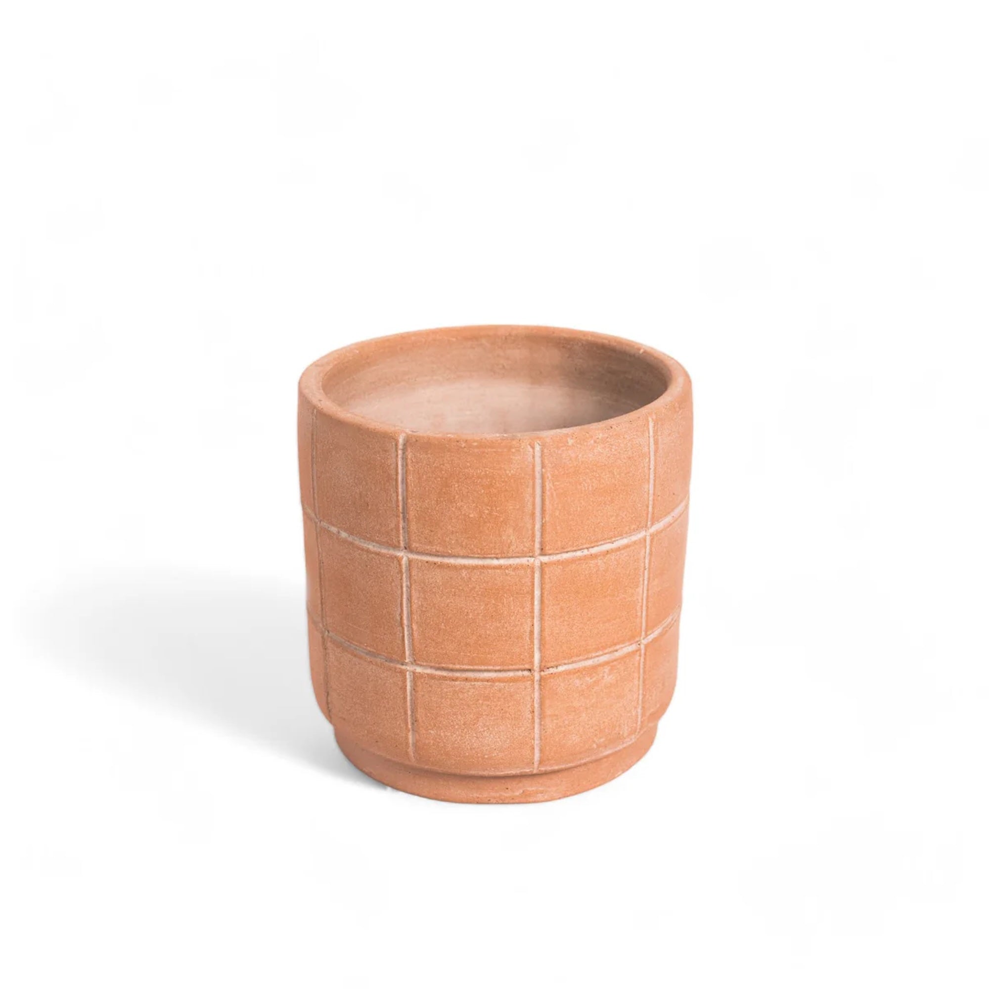 Powered by People Planters Grid Terracotta Planter - Large