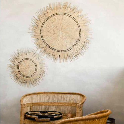 Powered by People Wall Accents 36" Sun Circle - Natural