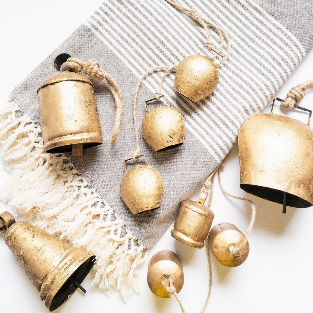 Rahab's Rope bell Brass Cone Bell