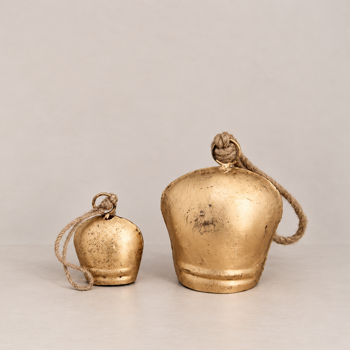 Rahab's Rope Decorative Objects Brass Cowbell