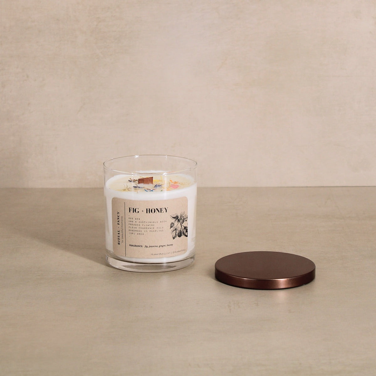 Fig + Honey Soy Wax Candle
