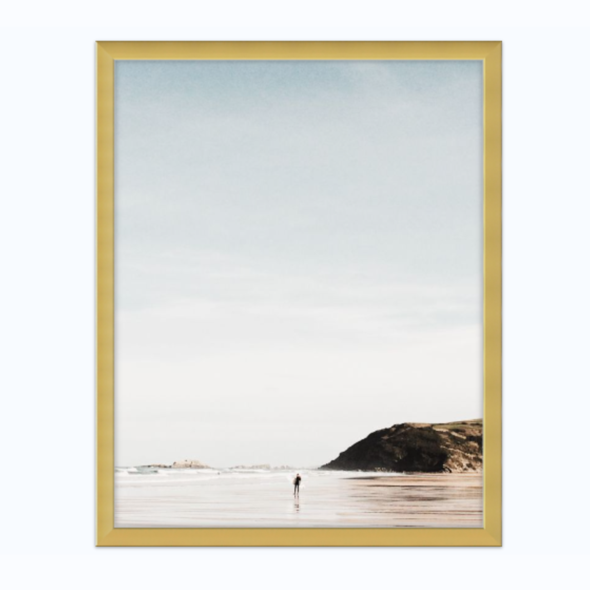 Shelf Love Collective frame 8x10 / No Mat Gold Metal Frame