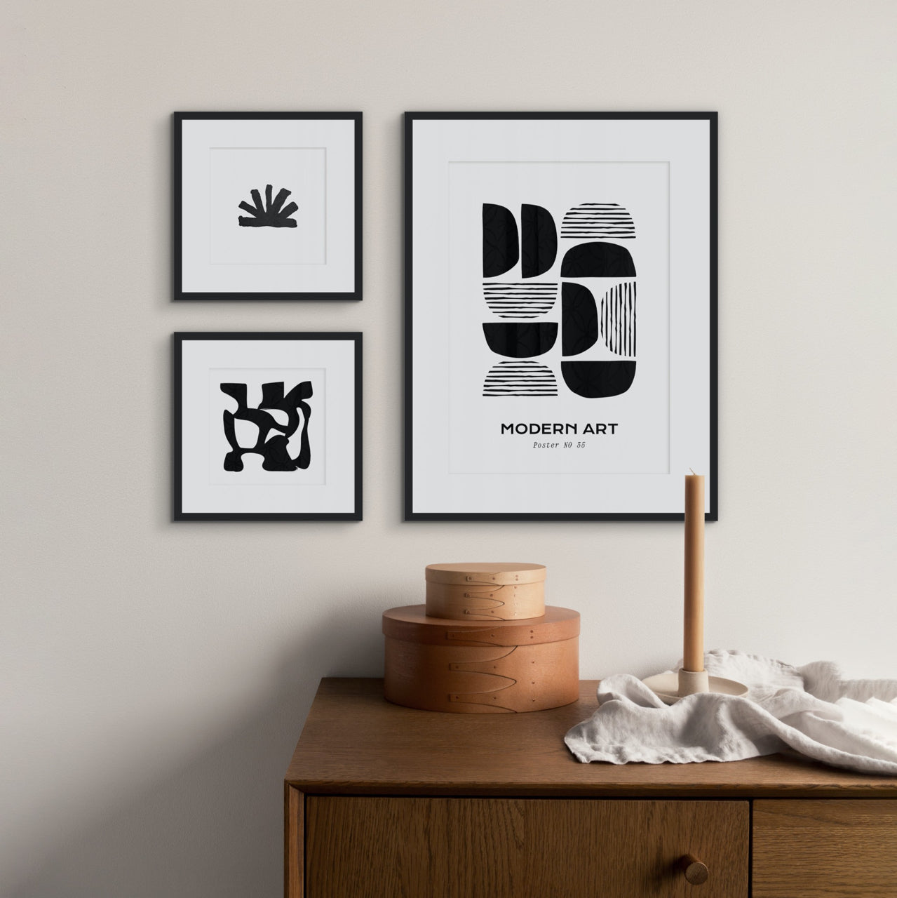 Shelf Love Collective graphic art print Abstract Square Art Print